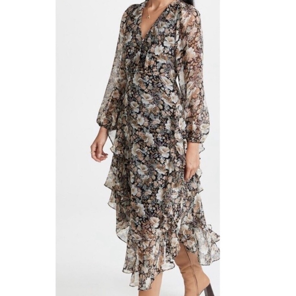 Astr the label Raleigh maxi ruffle dress